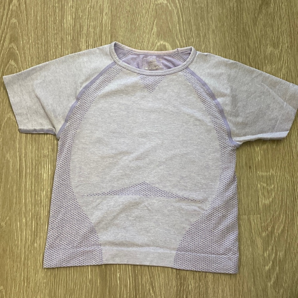 Purple Athletic Crop Top